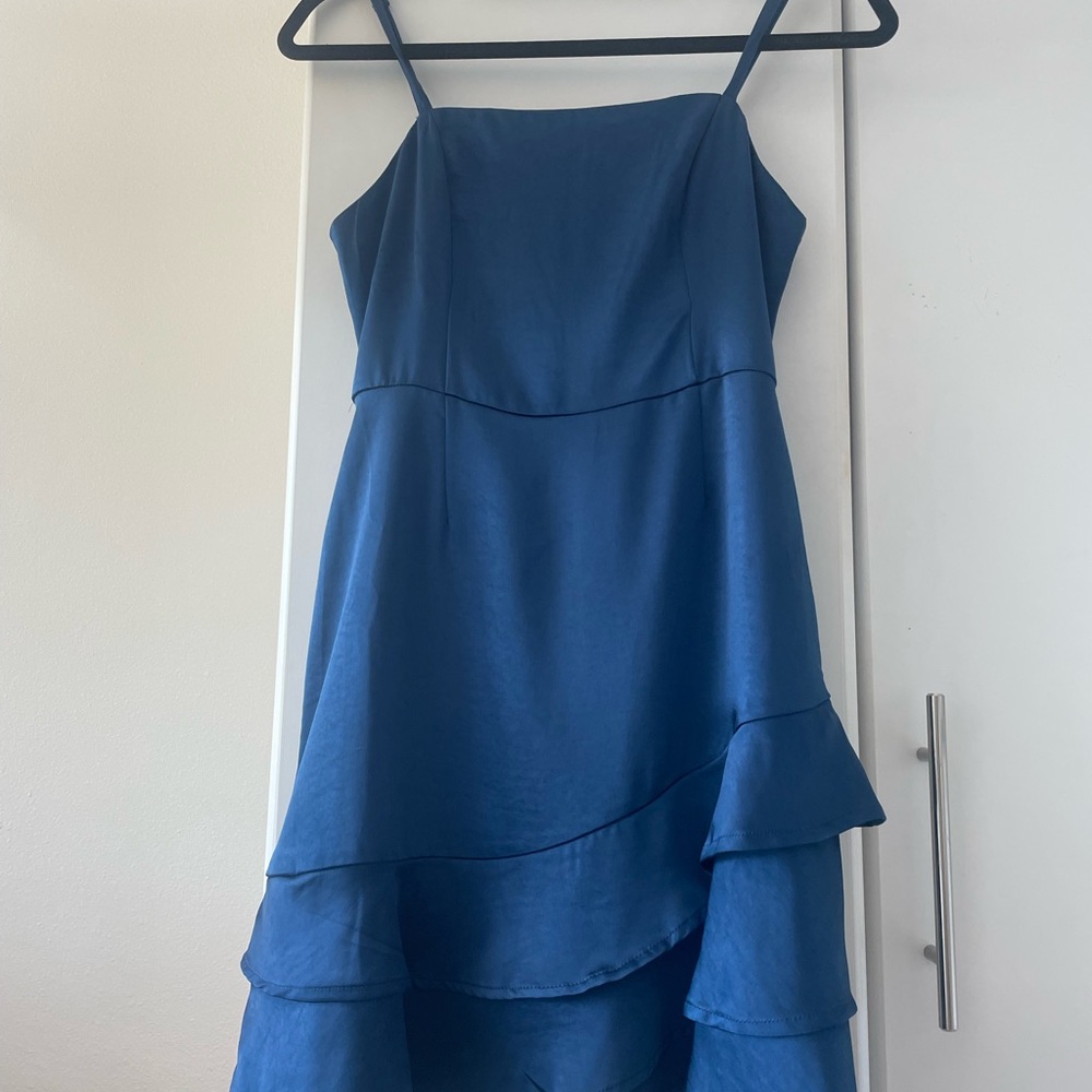 Lulu's Royal Blue Tiered Dress